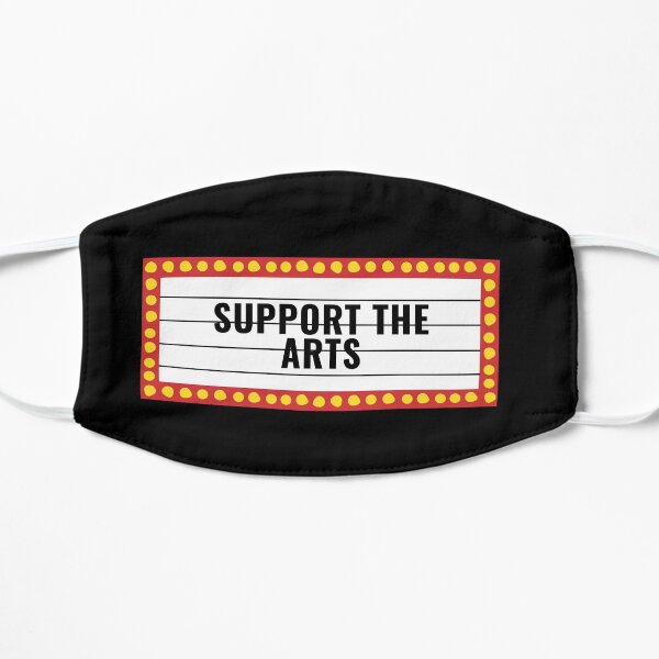 Support The Arts Help ArtisModern Design Flat Mask