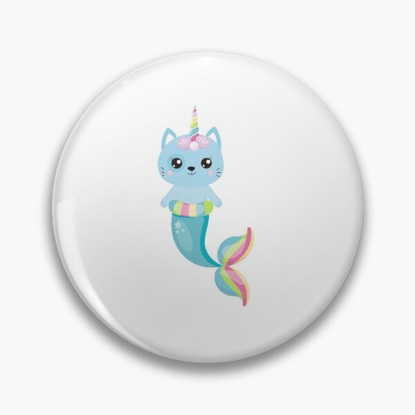 Item preview, Cat Unicorn, Cute Cat mermaid blue Unicorn mermaid  for all unicorn lovers  designed and sold by ToniaKroeger.