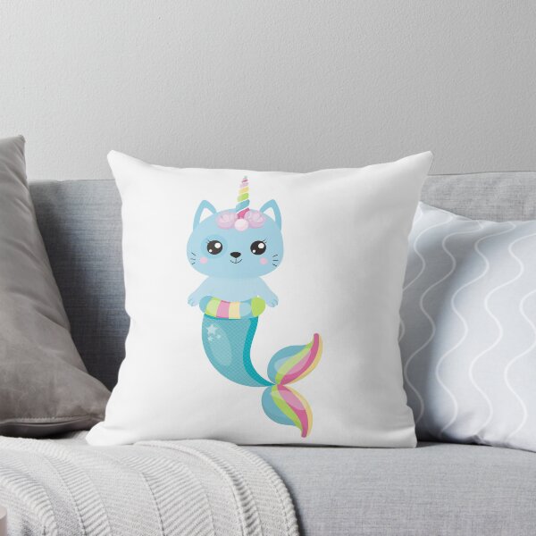 Item preview, Cat Unicorn, Cute Cat mermaid blue Unicorn mermaid  for all unicorn lovers  designed and sold by ToniaKroeger.