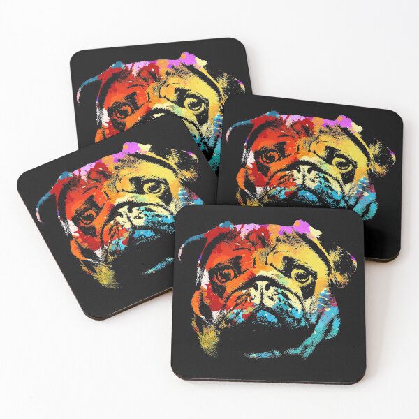 Item preview, COOL COLORFUL PUG designed and sold by MarcoSebi.
