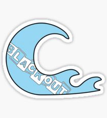 Blackout Clothing Wave Logo Sticker