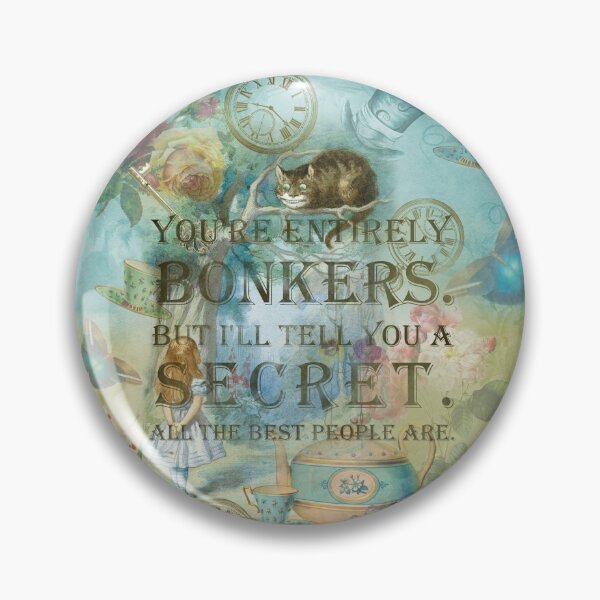 Item preview, Wonderland - Bonkers Quote- Alice in Wonderland designed and sold by maryedenoa.