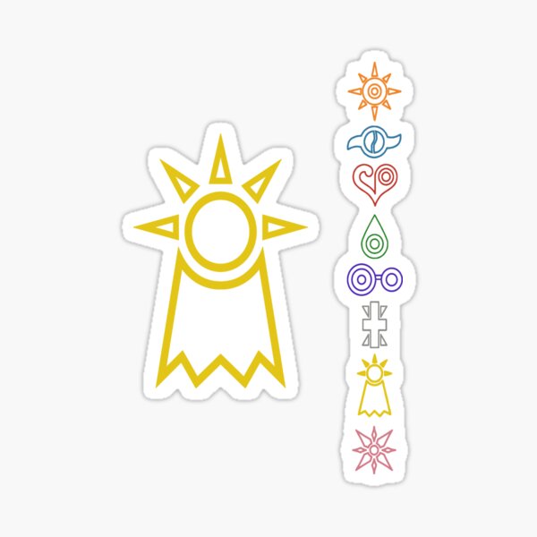 Item preview, Crest of Hope Japanese Science-fiction Anime Digital Monsters Funny Design designed and sold by MargeMarianna2.