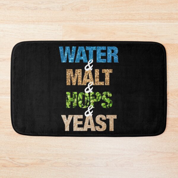 Item preview, Water Malt Hops Yeast - Homebrewe shirt designed and sold by csaron92.