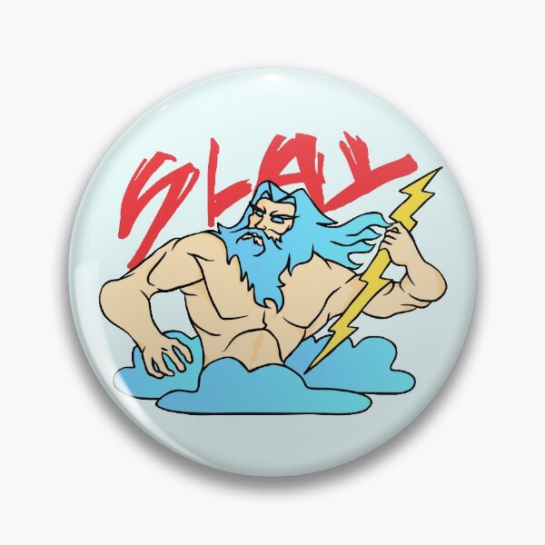 Item preview, Slay Greek Thunder God Zeus designed and sold by therealsadpanda.