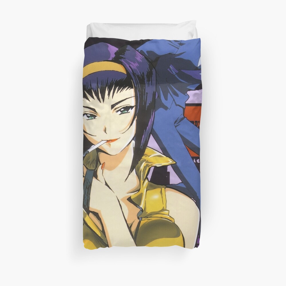 Cowboy Bebop Girl Duvet Cover By Feednseed Redbubble