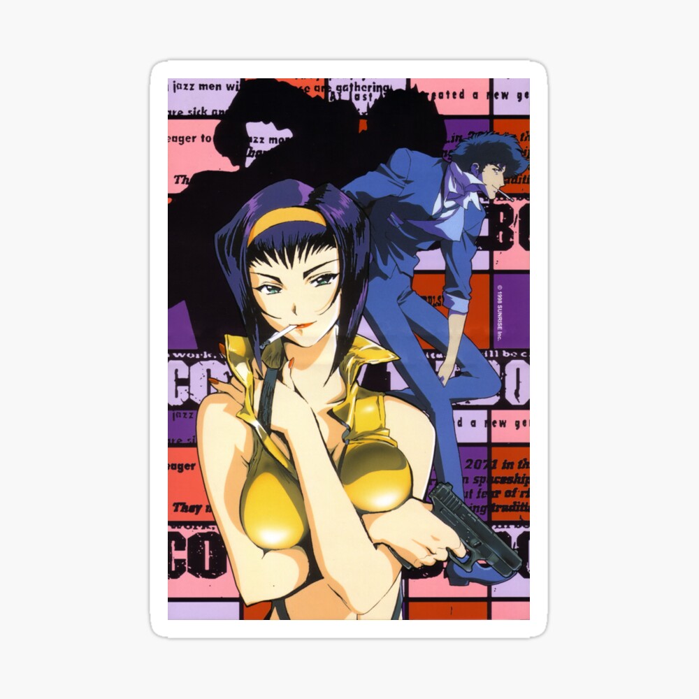 Cowboy Bebop Girl Poster By Feednseed Redbubble