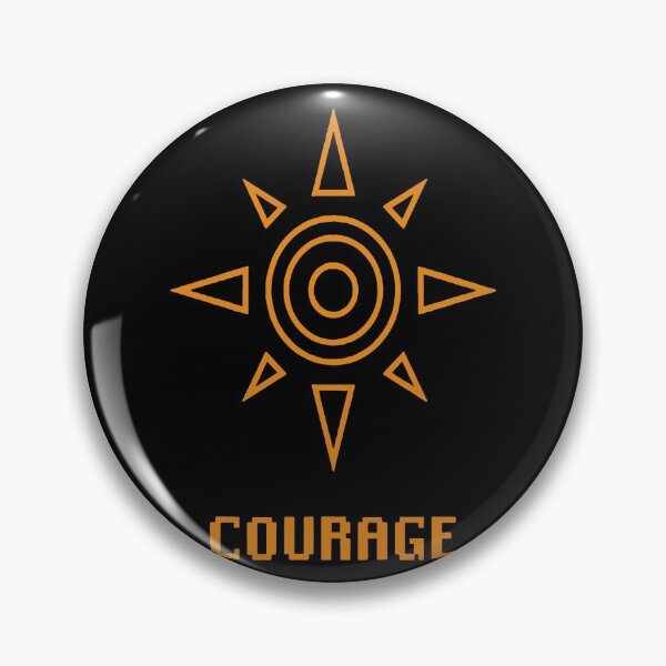 Item preview, Graphic Fantasy Digimon Anime Crest of Courage Awesome Design designed and sold by MargeMarianna2.