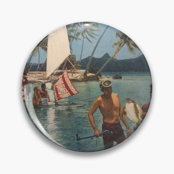 Artikelvorschau, tahiti vintage travel poster entworfen und verkauft von stickart-marek.