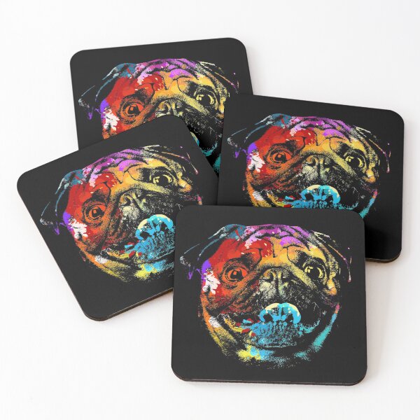 Item preview, COOL COLORFUL PUG ARTWORK designed and sold by MarcoSebi.