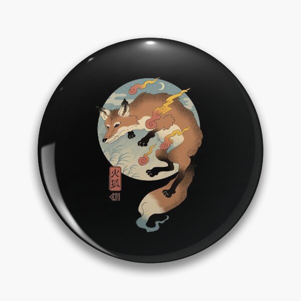 Item preview, Fire Fox Ukiyo-e designed and sold by vincenttrinidad.
