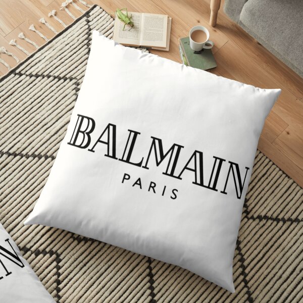 balmain paris noir Coussin de sol