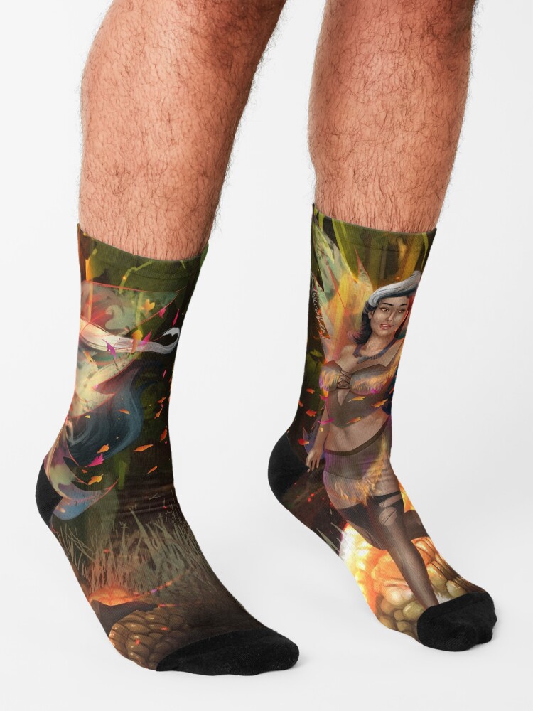 Alternate view of Corn Fairy Madness Socks