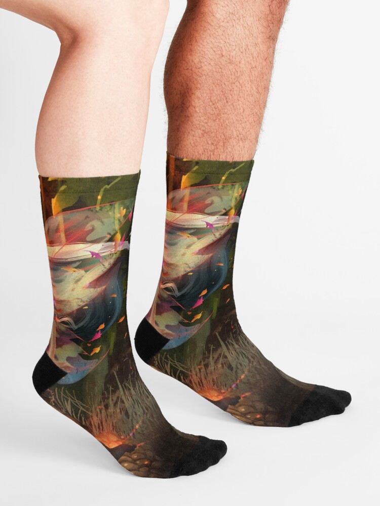 Alternate view of Corn Fairy Madness Socks