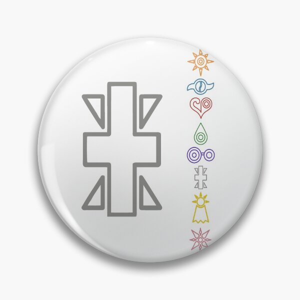 Item preview, Japanese Adventure Video Games Digital Monsters Crest of Reliability designed and sold by MargeMarianna2.