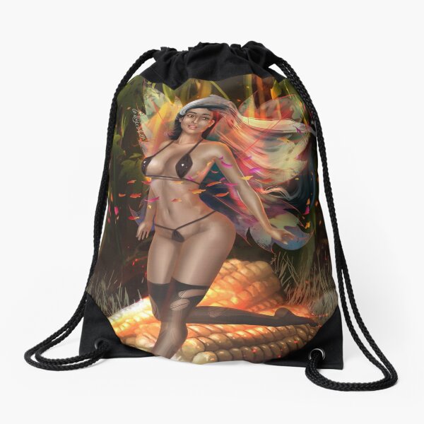 Corn Fairy Madness Spicy Drawstring Bag