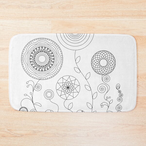 Item preview, Mandala flowers designed and sold by adiosmillet.
