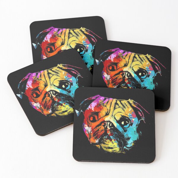 Item preview, AMAZING COLORFUL PUG ARTWORK designed and sold by MarcoSebi.