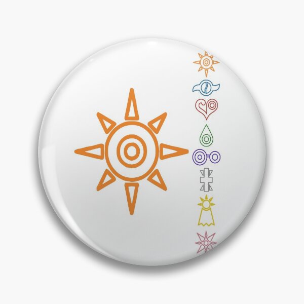 Item preview, Vintage Digimon World Japanese Anime Fantasy Crest of Courage Awesome Gift designed and sold by MargeMarianna2.