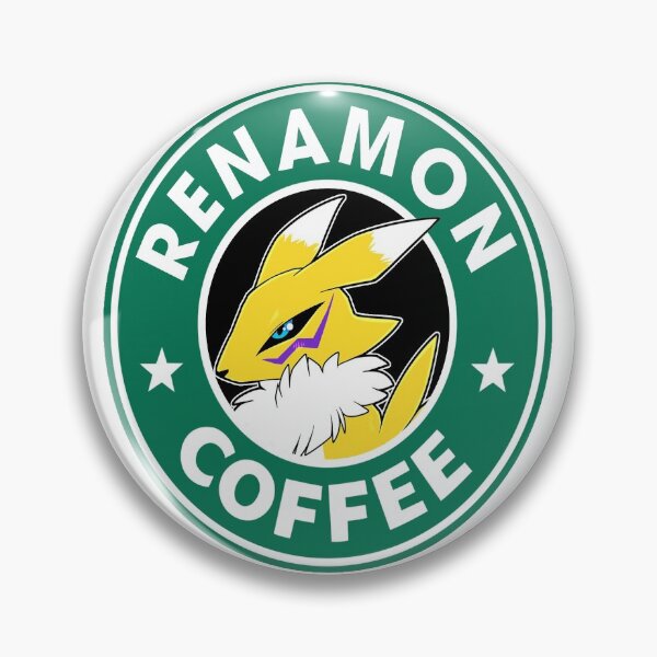 Item preview, Retro Japanese Fantasy Anime Digital Monster Renamon Coffee Funny Design designed and sold by MargeMarianna2.