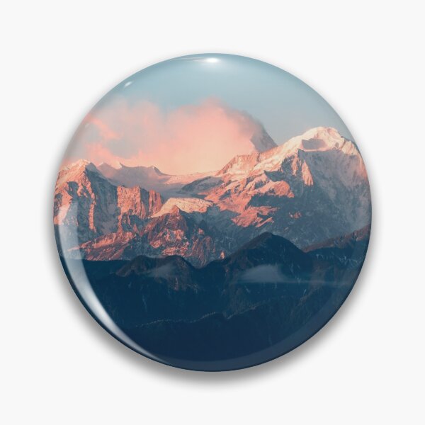 Artikelvorschau, Foggy Mountains Art Sunrise entworfen und verkauft von TheDayArts.
