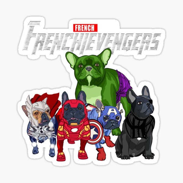 Item preview, Endgame French bulldog Frenchie  designed and sold by stephimercy.