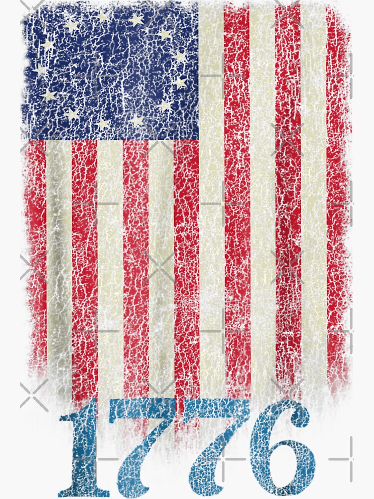 Betsy Ross 4th Of July American Flag 1776 Retro by MariuszRogala