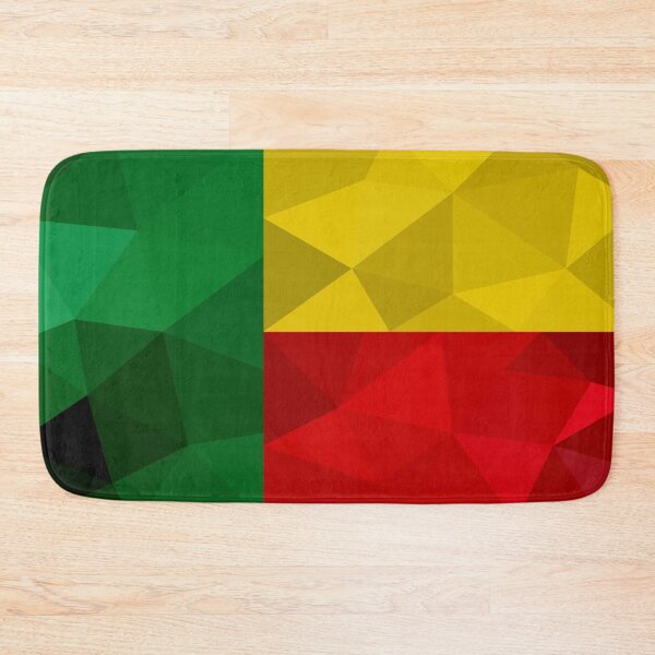 Item preview, Benin Flag Geometric Art – Bold and Vibrant Design designed and sold by OrangePoly.