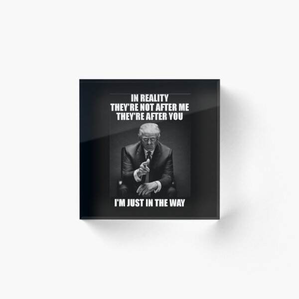 President Donald Trump Impeached tweet Acrylic Block
