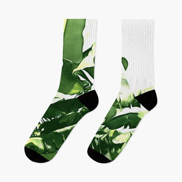 Item preview, Banana Leaves Green Monochromatic Painting designed and sold by taiche.