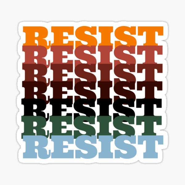 RESIST Sticker