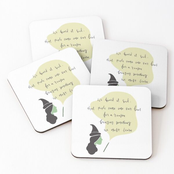 Item preview, Elphaba (Wicked) - For Good Quote designed and sold by PleatedCircles.