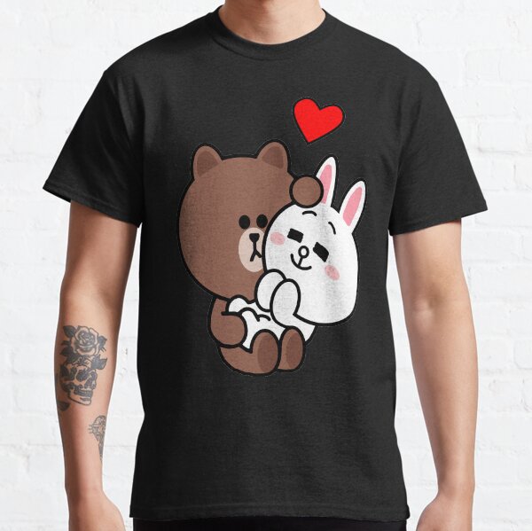 Braunbär cony Häschen Kaninchen lieben mich zart Classic T-Shirt
