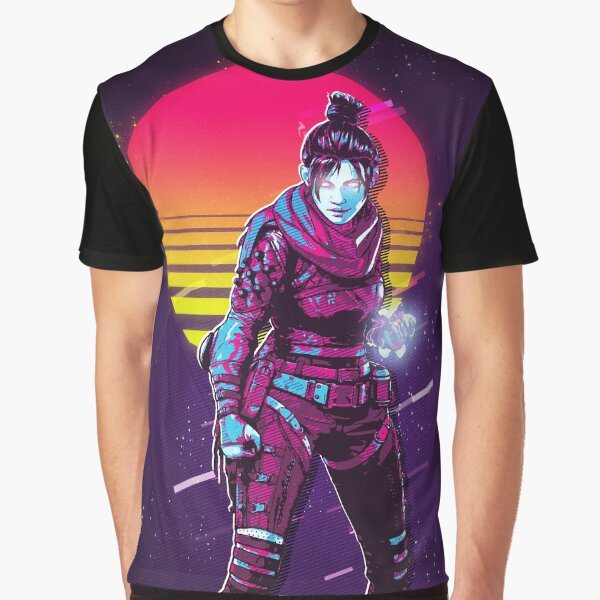 Apex Legends - Wraith 80s Retro Graphic T-Shirt