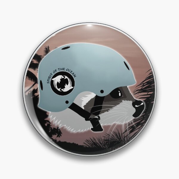 Item preview, Raccoon and dolphins spirit of the ocean surfing logo designed and sold by NicGrayGraphic.