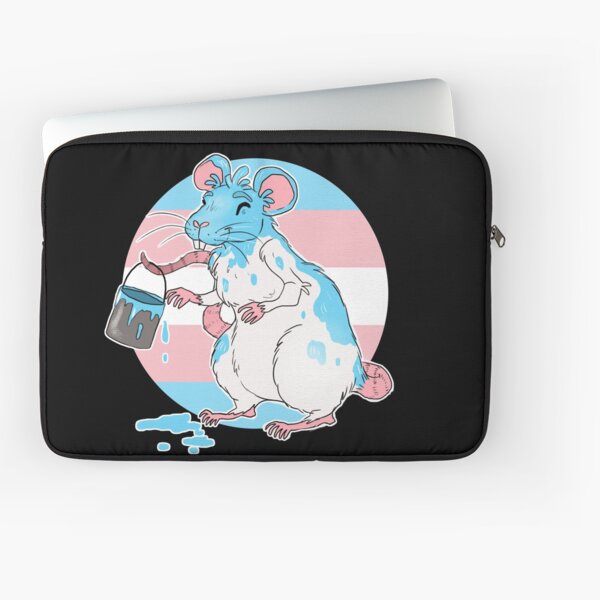 TRANS Pride Rat Laptop Sleeve