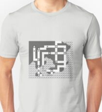 Kanto Town Map Pokemon Red, Blue, and Yellow Unisex T-Shirt