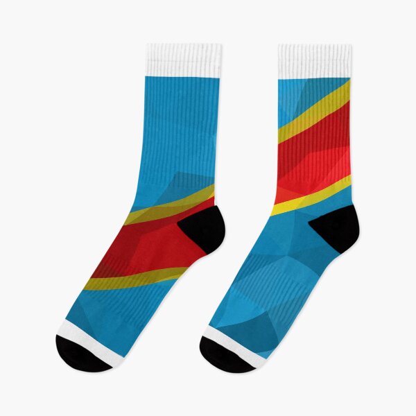 Item preview, Congo Flag Geometric Art – Bold and Vibrant Design designed and sold by OrangePoly.