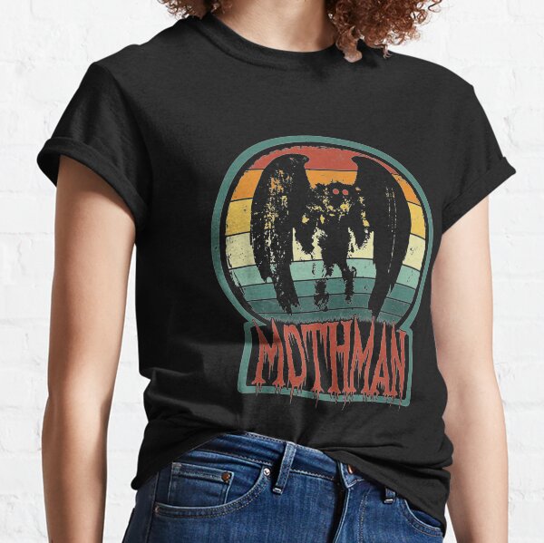 Mothman Point Pleasant Retro Vintage Cryptid Classic T-Shirt
