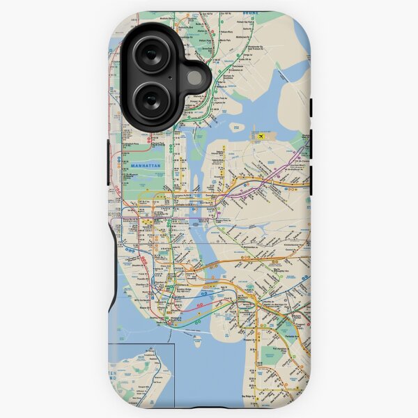 Item preview, New York Subway Transit Map Mask from Popping Masks! designed and sold by Popping Masks Dot Com.