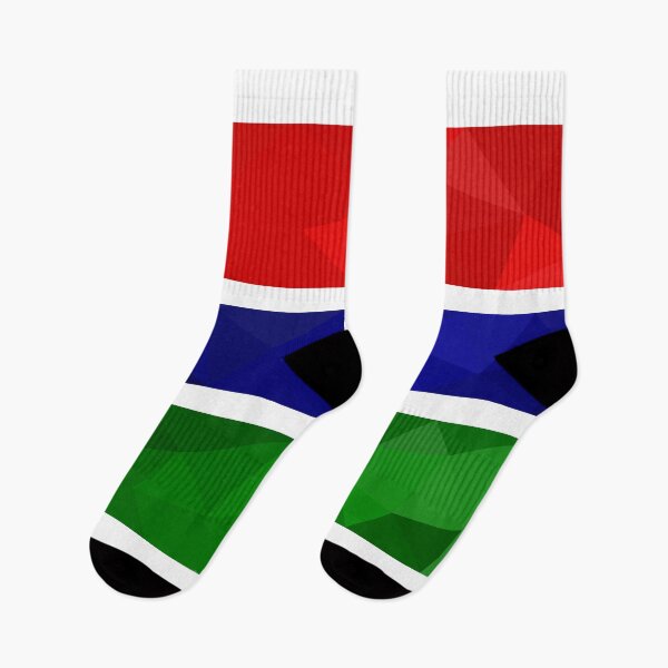 Item preview, Gambia Flag Geometric Art – Bold and Colorful Design designed and sold by OrangePoly.