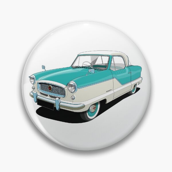 Item preview, Austin Metropolitan in two tone turquoise and white designed and sold by candc-retro.
