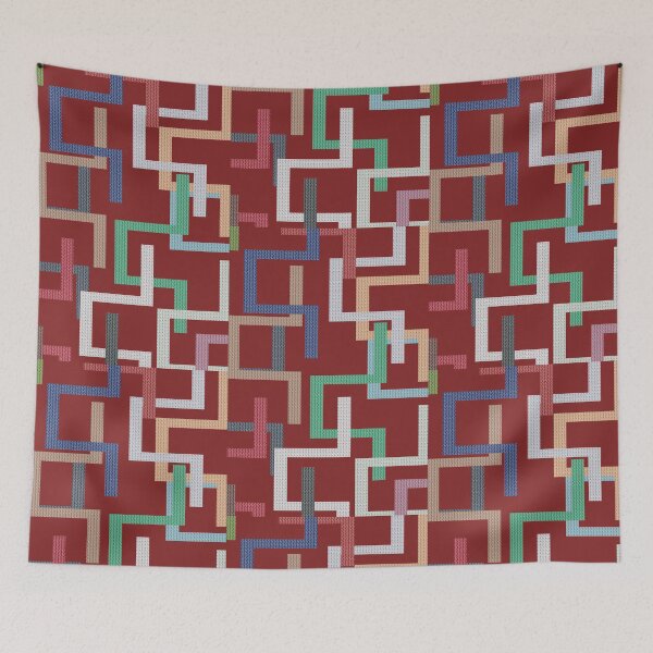Item preview, Modern Missing Rectangle Maze designed and sold by simpsonvisuals.