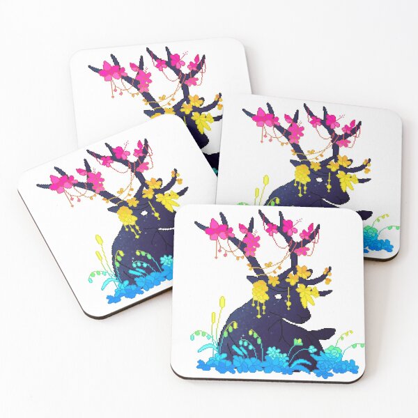 Item preview, Pansexual Pride Galaxy Deer designed and sold by OceanicScribble.