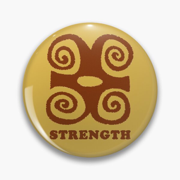Item preview, DWENNIMMEN Strength West African Adinkra Symbol designed and sold by h44k0n.