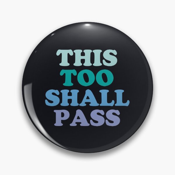 Item preview, This Too Shall Pass - Motivational Quote designed and sold by SalahBlt.