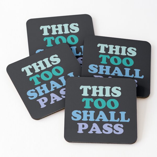 Item preview, This Too Shall Pass - Motivational Quote designed and sold by SalahBlt.