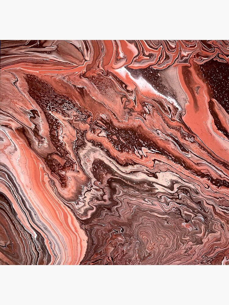 Rose Gold Ravine by Julieconnorart