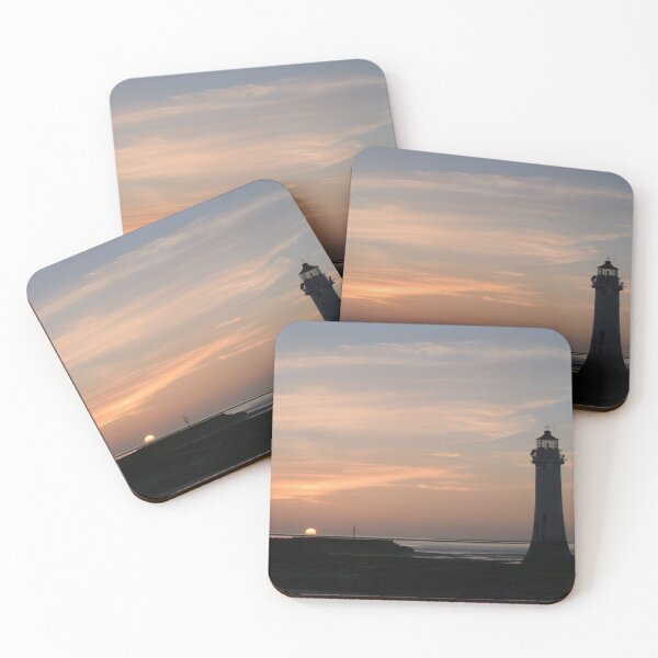 Item preview, Month of May  Calming Sunset  ;  Location  New Brighton Lighthouse, Wirral,Merseyside.. England. designed and sold by ALEXANDER  STEPHEN PEMBERTON.