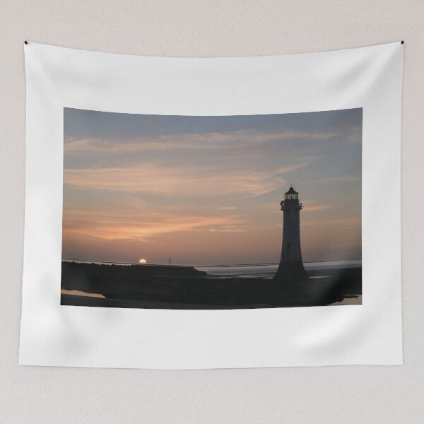 Item preview, Month of May  Calming Sunset  ;  Location  New Brighton Lighthouse, Wirral,Merseyside.. England. designed and sold by ALEXANDER  STEPHEN PEMBERTON.